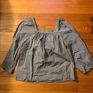 J. Crew Gray Blouse